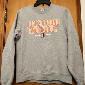 Gray Cleveland Browns Playoffs Men's crewneck